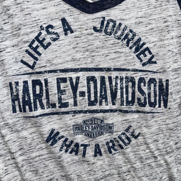 Y2K Harley Davidson North Carolina Life’s A Journey Shirt Size Large - Picture 2 of 6